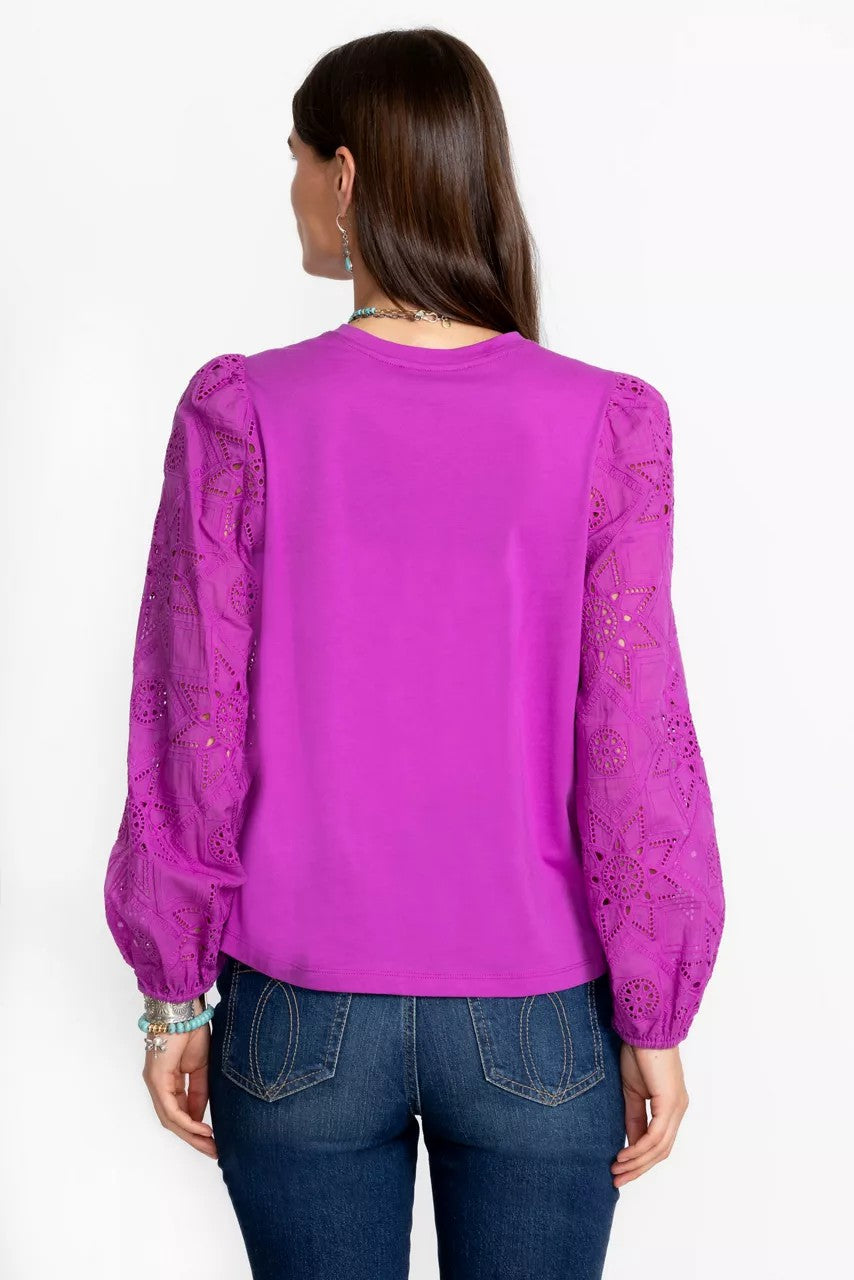 Johnny Was Women NORA LONG SLEEVE EASY TEE