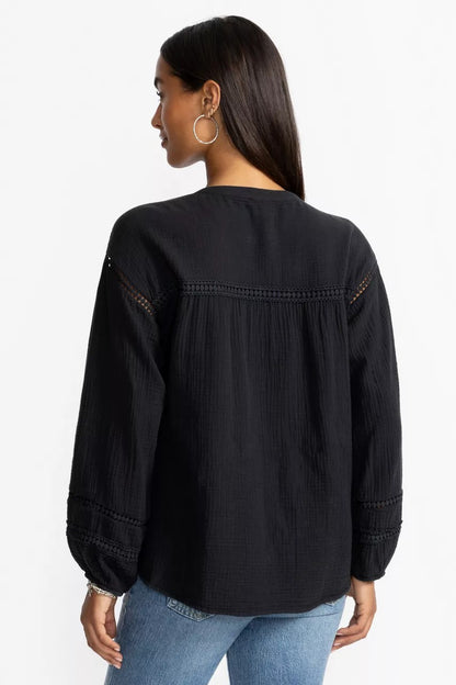 Johnny Was Women BUTTONDOWN BLOUSE WITH SLEEVE DARTS