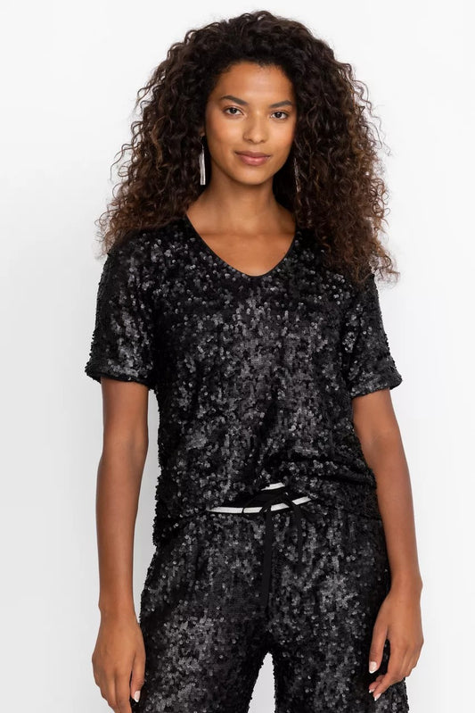 Johnny Was Women BRADLEY SEQUIN BLOUSE