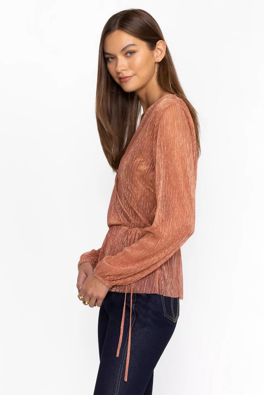 Johnny Was Women DUFFIE WRAP BLOUSE