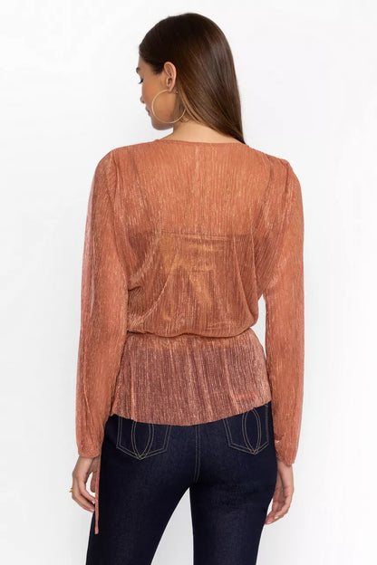 Johnny Was Women DUFFIE WRAP BLOUSE