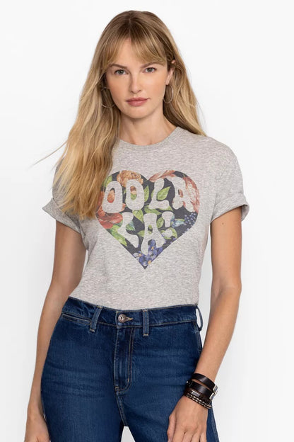 Johnny Was Women HEART OOLALA TEE
