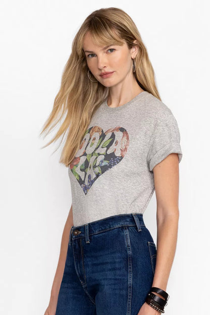 Johnny Was Women HEART OOLALA TEE