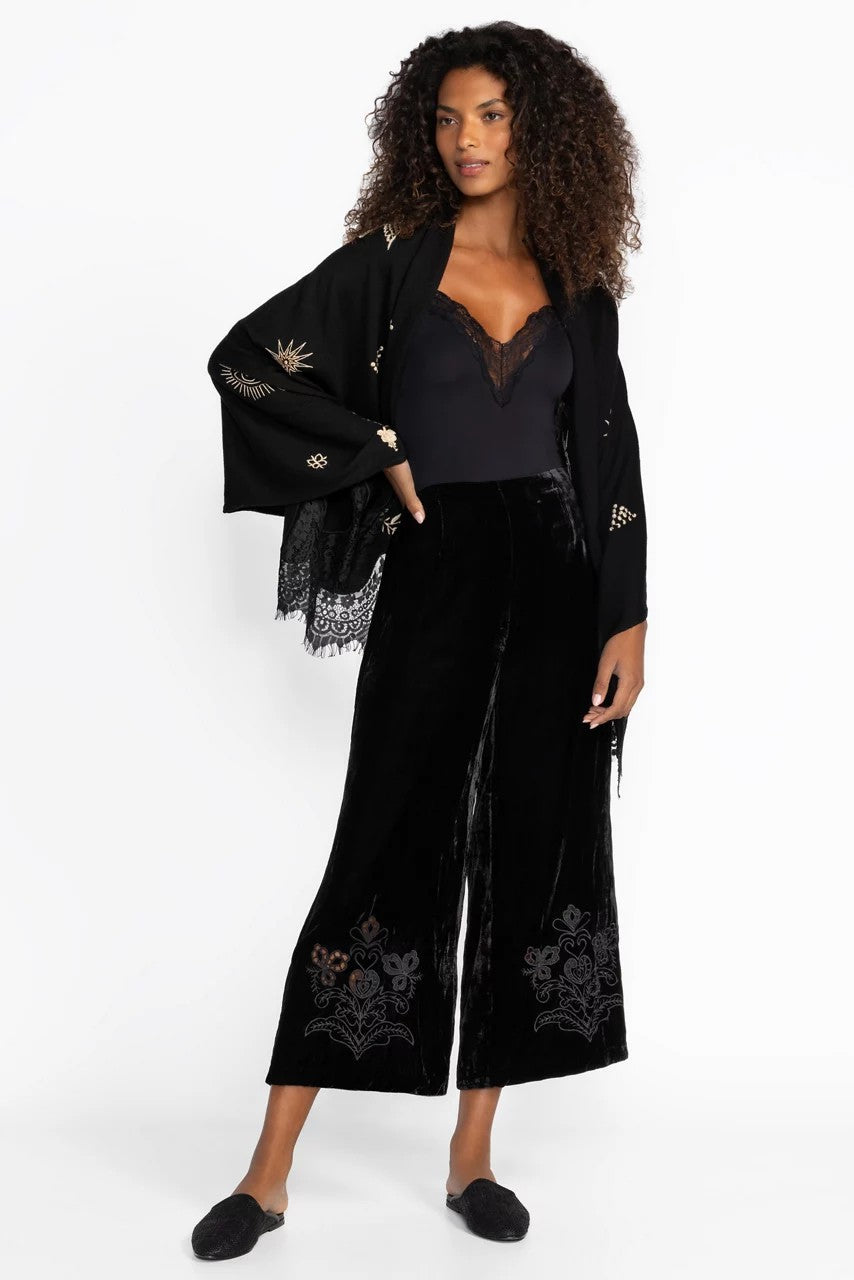 Johnny Was Women LILITH WIDE LEG CROPPED PANT