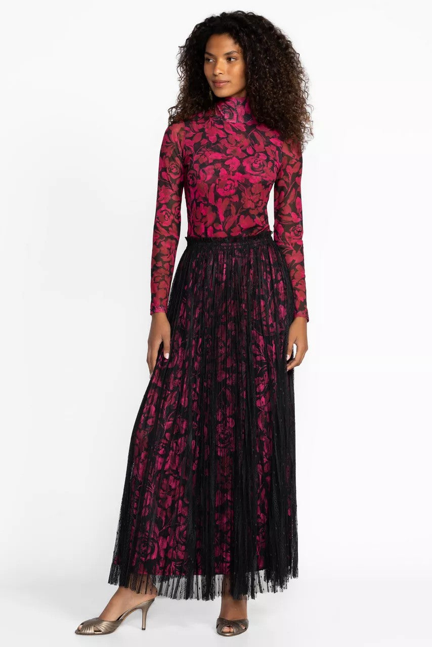 Johnny Was Women YOLANDA PLEATED MAXI SKIRT