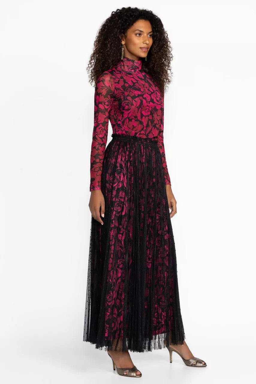 Johnny Was Women YOLANDA PLEATED MAXI SKIRT