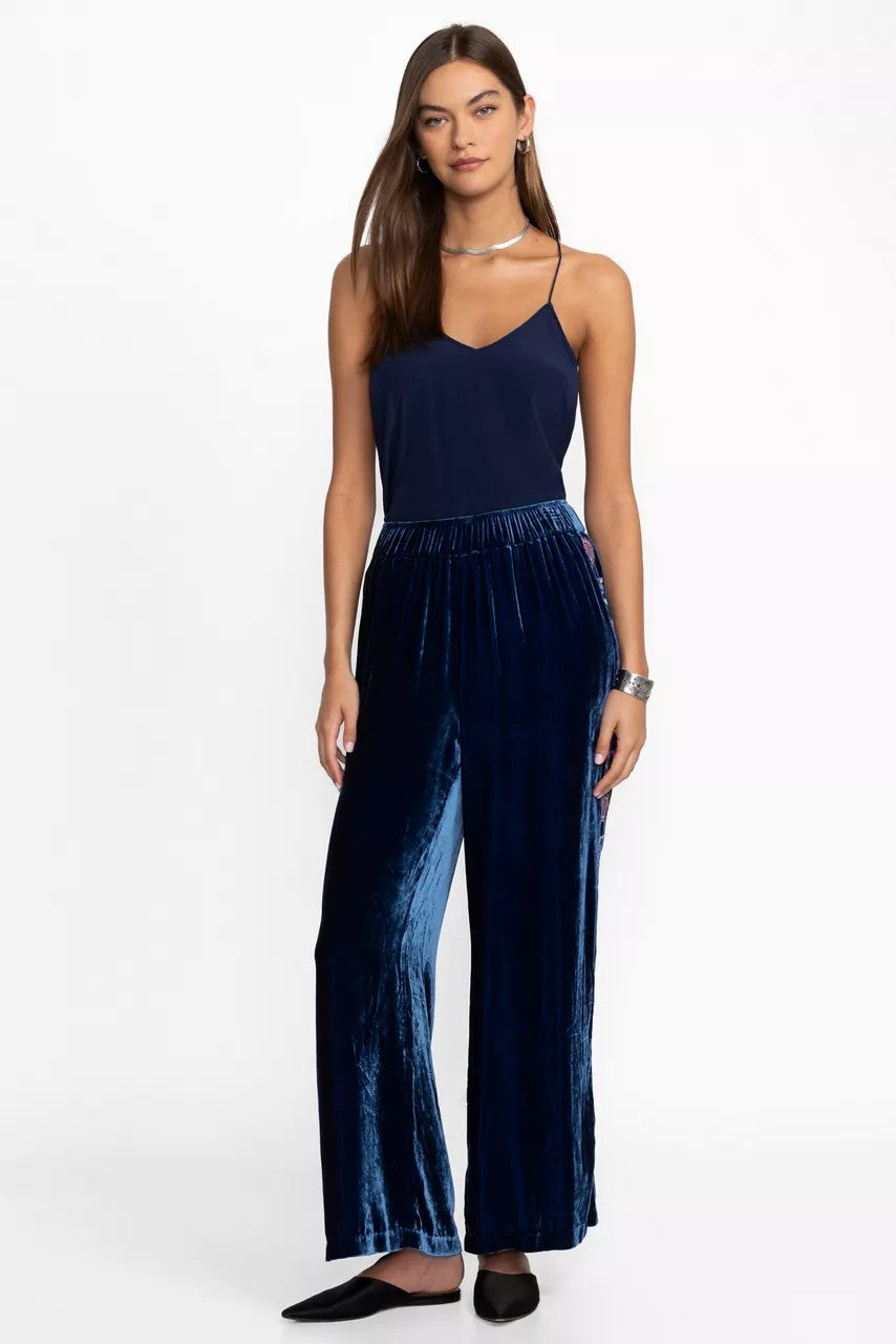 Johnny Was Women VELVET WIDE LEG PANT
