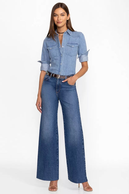 Johnny Was Women LUMIERE WIDE LEG JEAN