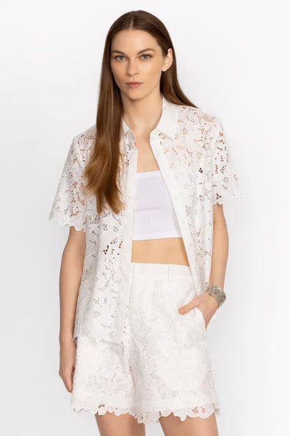 Johnny Was Women KITT LACE SHORT