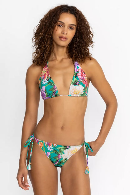 Johnny Was Women PEACOCK GOZA STRING BIKINI TOP