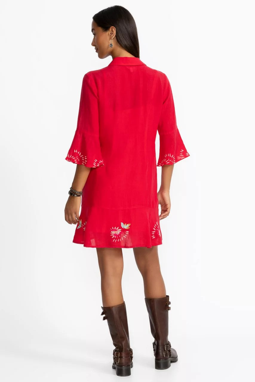 Johnny Was Women TIERED FLOUNCE DRESS