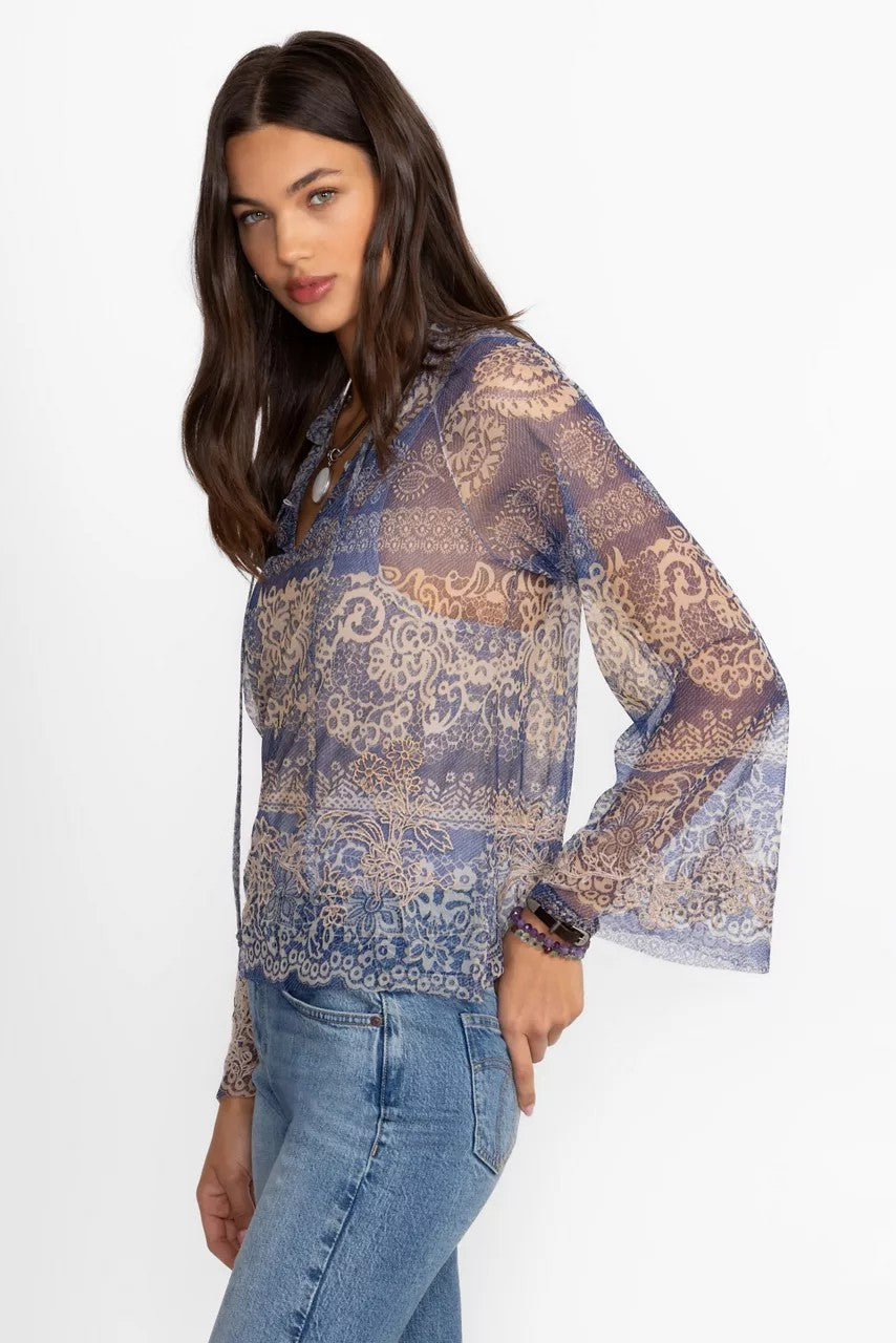Johnny Was Women MAZZY PEASANT BLOUSE