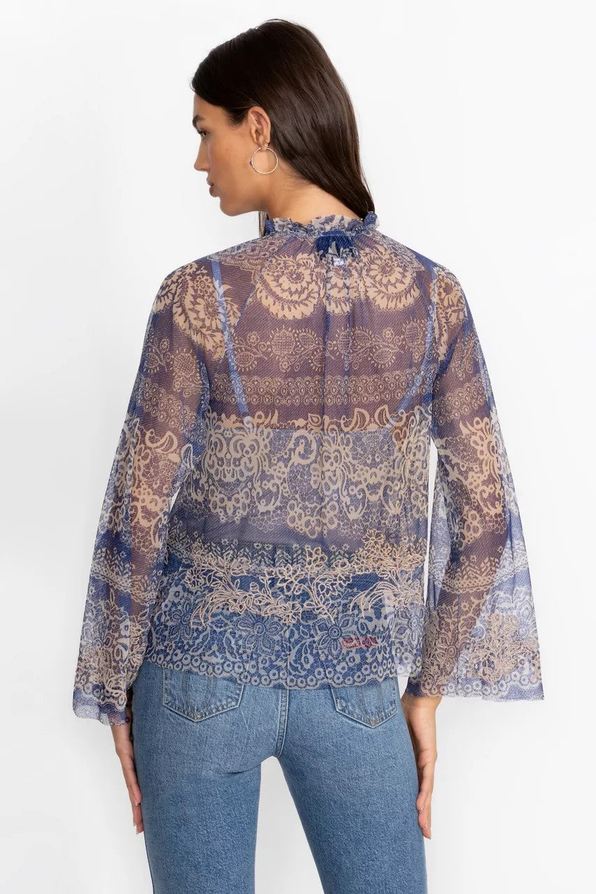 Johnny Was Women MAZZY PEASANT BLOUSE