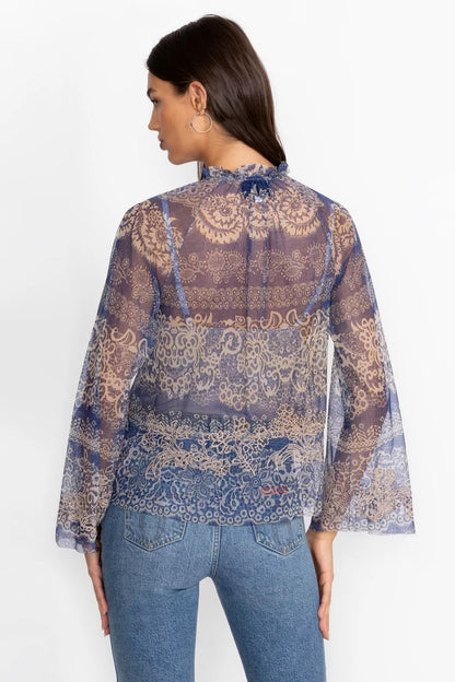 Johnny Was Women MAZZY PEASANT BLOUSE