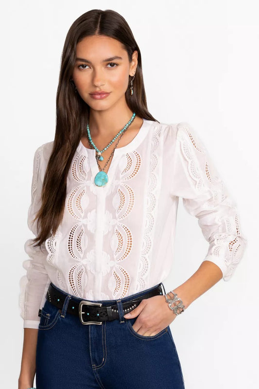 Johnny Was Women MAKAYLIN BUTTON UP BLOUSE