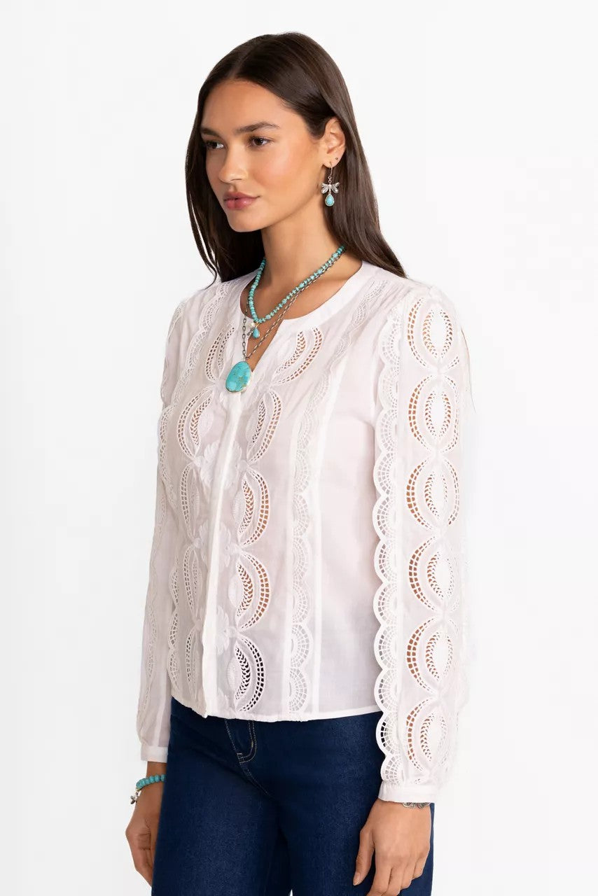 Johnny Was Women MAKAYLIN BUTTON UP BLOUSE