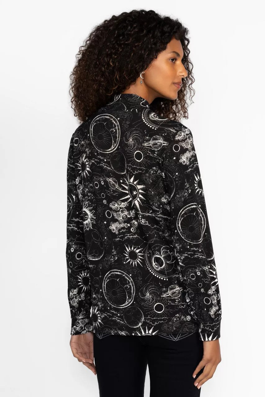 Johnny Was Women THE JANIE FAVORITE PUFF SLEEVE MOCK NECK