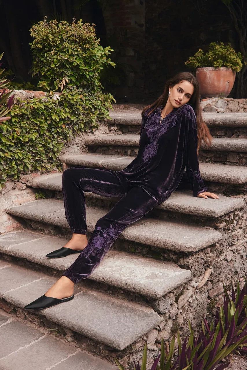 Johnny Was Women VELVET JOGGER