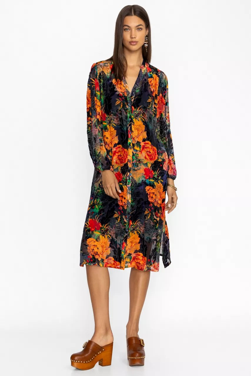 Johnny Was Women RENNA BURNOUT DRESS