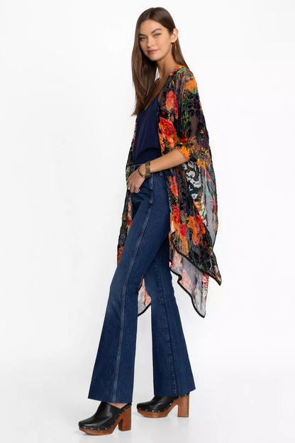 Johnny Was Women BURNOUT VELVET SHAWL