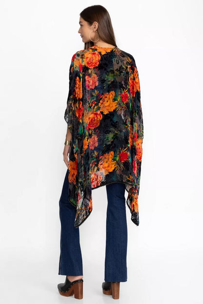 Johnny Was Women BURNOUT VELVET SHAWL