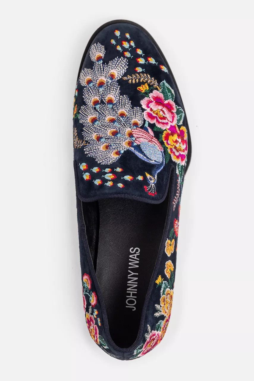 Johnny Was Women DARNAHTA EMBROIDERED SMOKING LOAFER